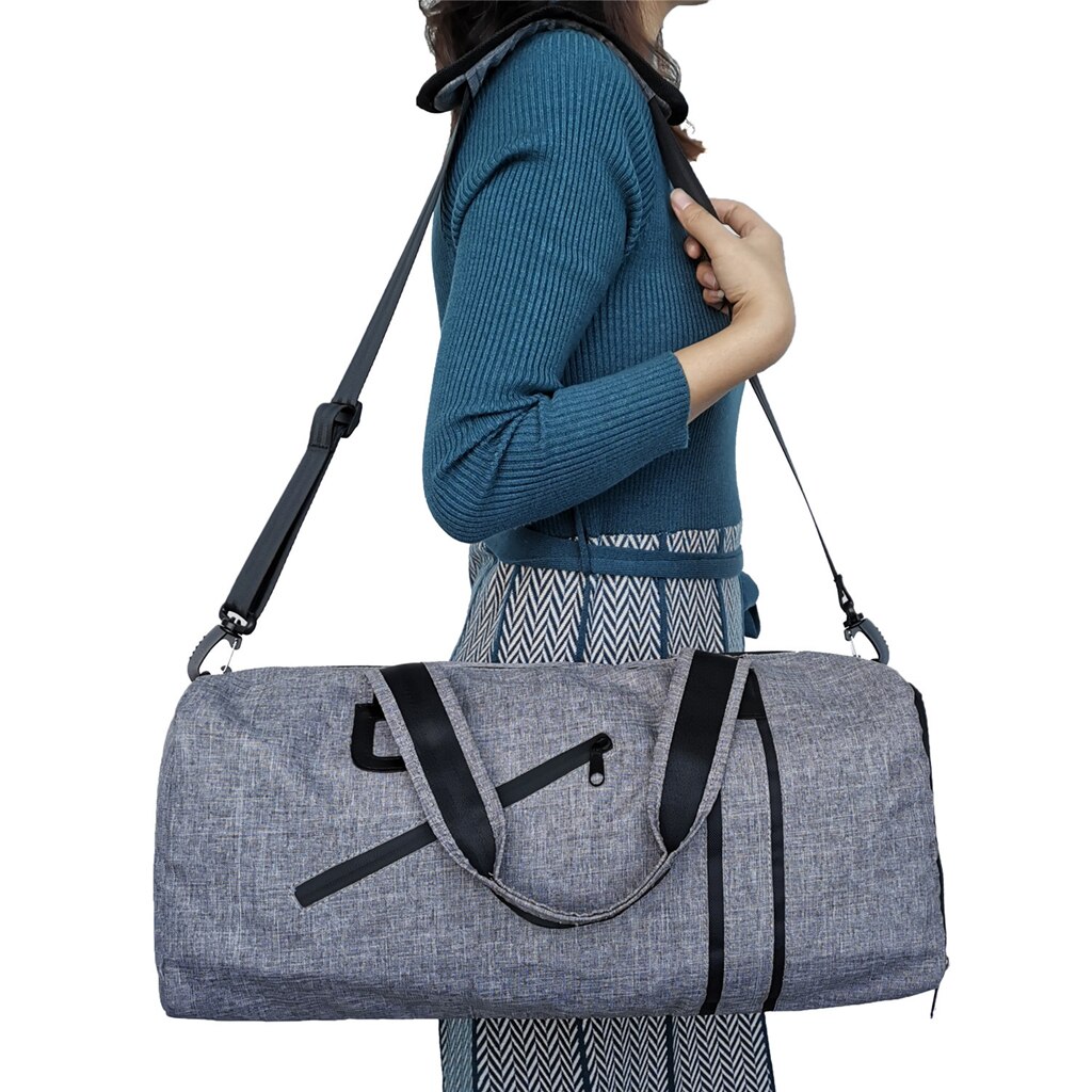 Large Capacity Sports Gym Bag & Shoulder Strap Travel Duffel Totes Bag