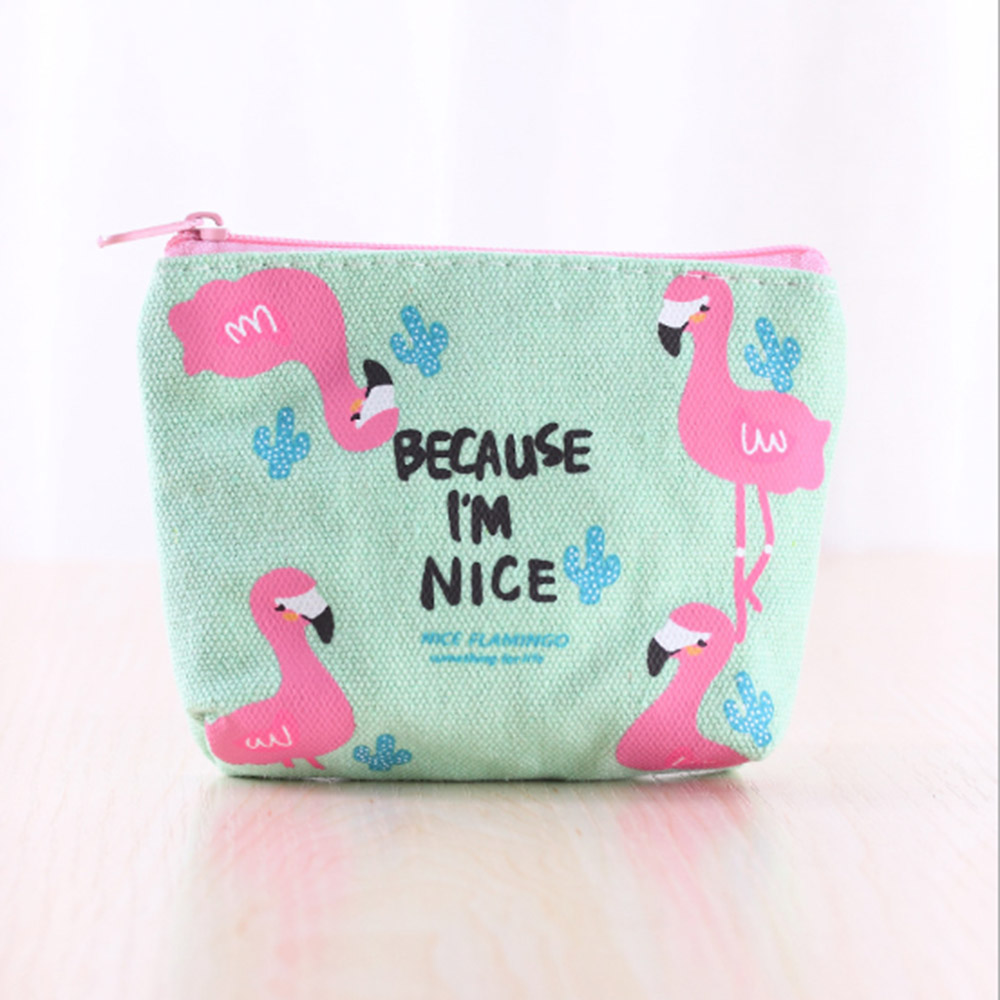 ¡Novedad! Monederos de flamenco para mujer, carteras pequeñas, Mini bolso de mano, monedero para niña con cremallera, tarjetero: Beige