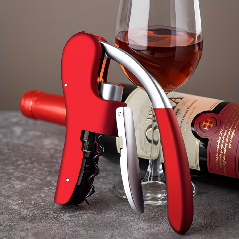 Wine Opener - Easy Corkscrew for Servers, Waiters, Bartenders, and Home Use - Perfect for Summer and Winter Drinks