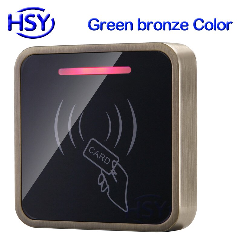 HSY Touch Toetsenbord RFID Keypad Standalone Toegang Controller 125 Khz EM Proximity Card Entry Lock Deur Control System: S261B green bronze