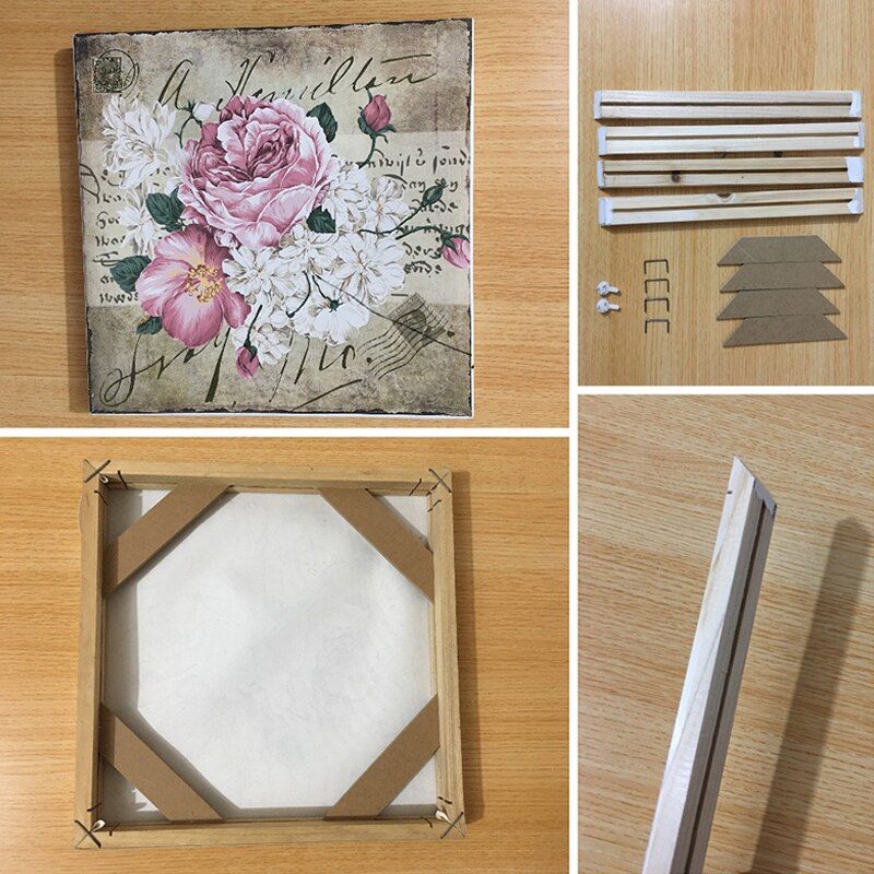Canvas Brancard Bars Frames Houten Strip Kits Voor Olieverfschilderij Art Stretched Schilderen Frame 9 Maten