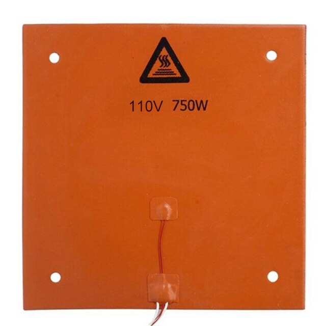 110/220V Silicone Heater Pad 750/1400W 3Dprinter Heated Car Fuel Tank Heating Mat Warming Products Electric Blankets: 110V 750W