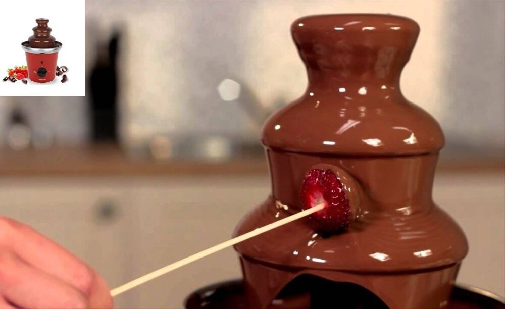 Mini Chocolate Fountain Chocolate Melt With Heating Fondue Machine factory price