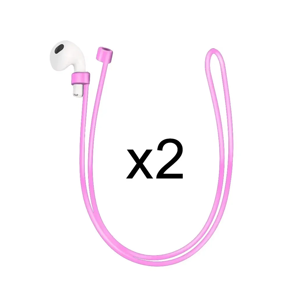Anti-verloren Silikon Kopfhörer Seil Kabel Für AirPods 1 2 3 Profi Drahtlose Bluetooth Kopfhörer Nacken Gurt Kabel Kopfhörer kabel Halfter: 3XS / LVORY