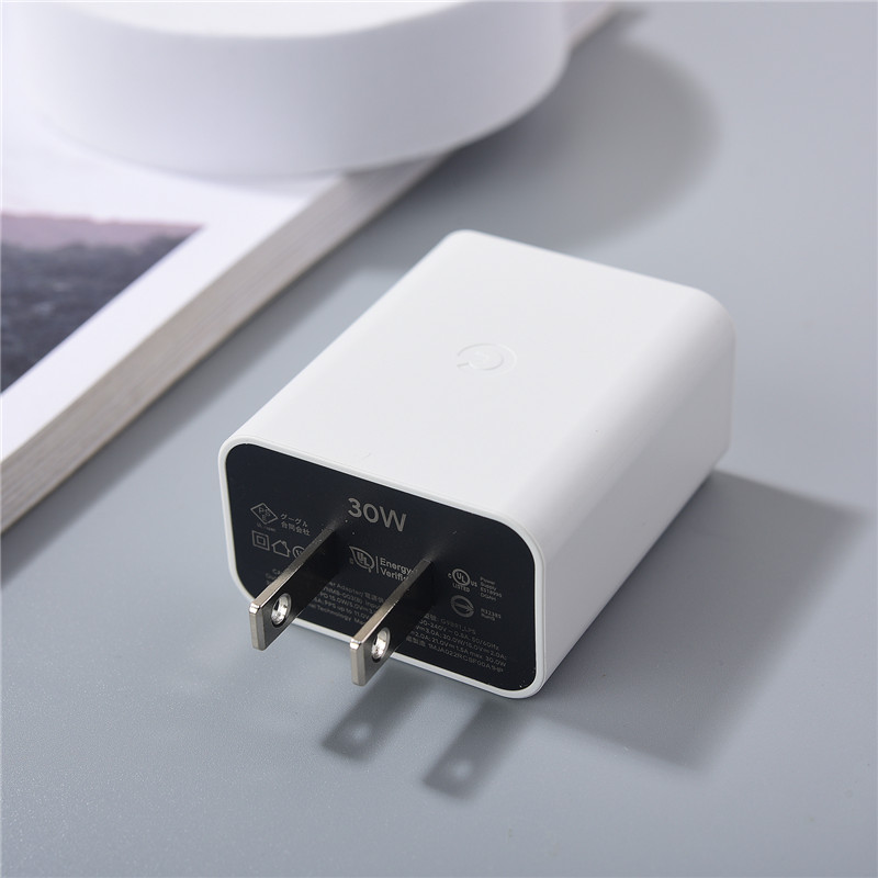 Original 30w- oplader til google pixel 9 8 7 pro  xl 3 4a hurtigopladning eu/us/uk strømadapter kompatibel med usb-c-enheder: Ch