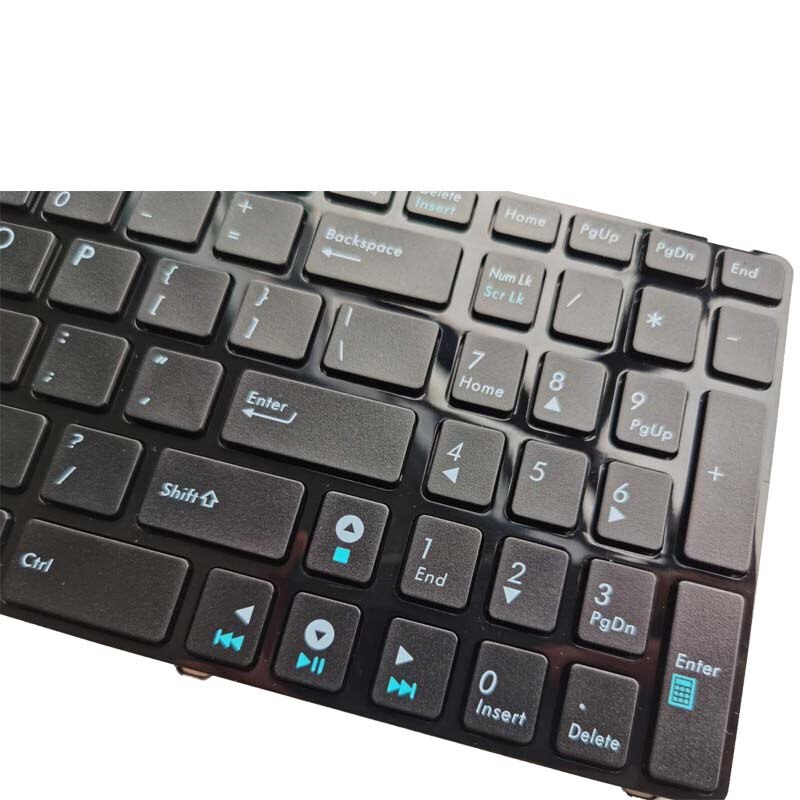 Os tastatur til asus  x75v x75vj x75vm x77j x77ja x77jq x77jv x77v x77vg x77vn sort engelsk laptop tastatur