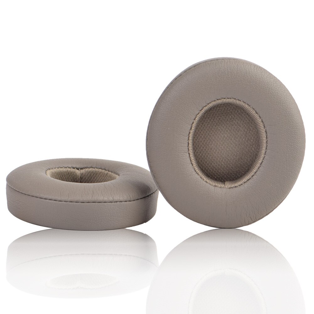 Ersatz Ohr pads Kissen Für Solo 2 Drahtlose Ohrpolster Earbuds Für Beats Solo 3 Wireless Headset fall ultra-weichen protein haut: Silver