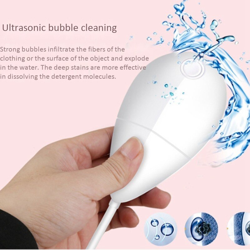Ultrasonic Bubble Mini Washing Machine, Watch Dormitory, Portable Small Washing Machine