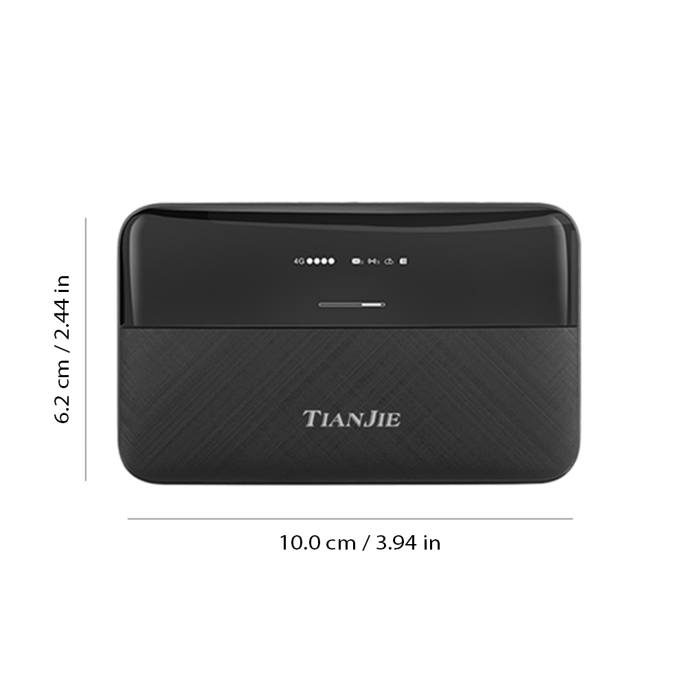 Tianjie  mf706 mifi z punktem dostępu wi-fi, kartą sim, mobilnym wi-fi ,6000 mah , 4g przenośnym routerem wi-fi o prędkości ,150 mb/s do podróży po całym świecie