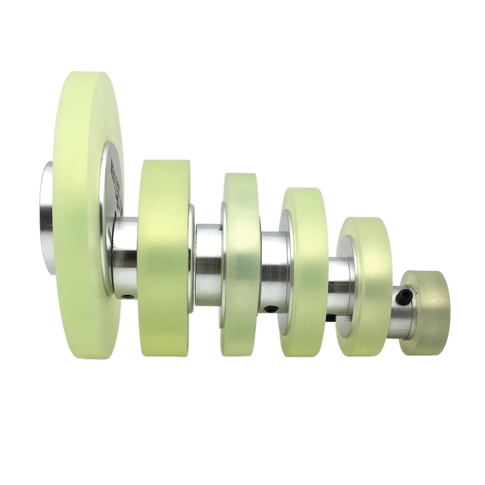 Aluminum Silicone Industrial Encoder Wheel Meter Measuring Wheel for Rotary Encoder