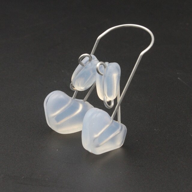 Pince pour affiner le nez, outil orthopédique pour soin du visage, relève et sculpte le nez, clip, massage et redresse, correcteur: Transparent