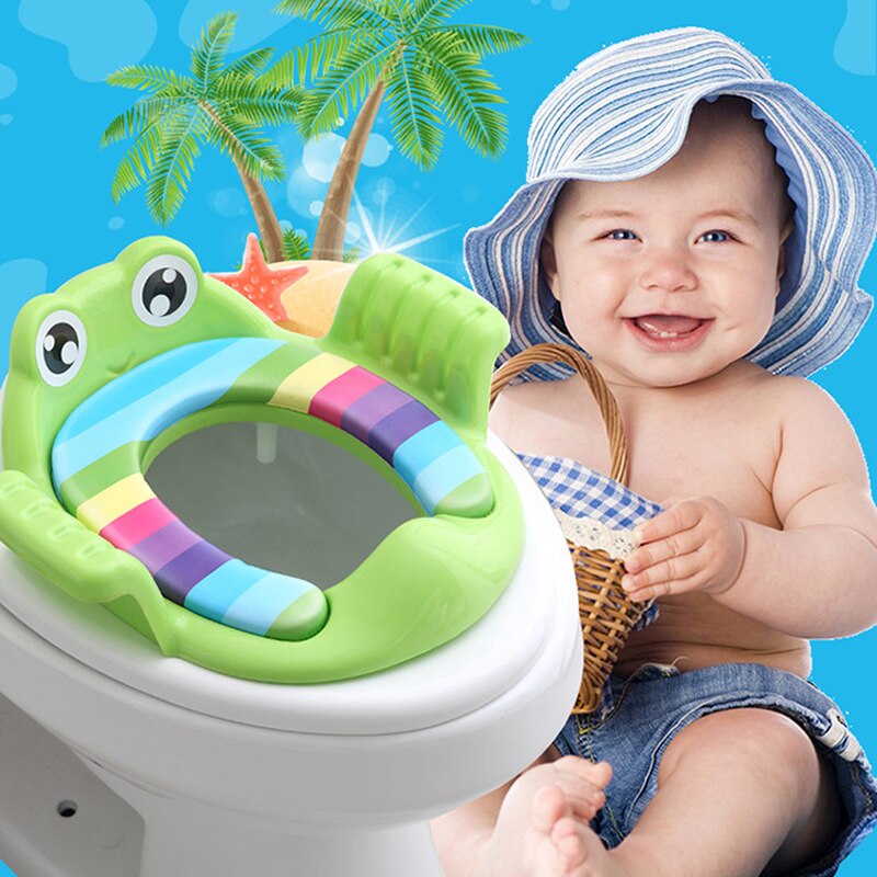 Kinderen Zachte Toiletzitting Baby Zindelijkheidstraining Seat Cartoon Dieren Baby Draagbare Pot Stoel Pad Kids Potje Zachte Kussen Jongen meisjes