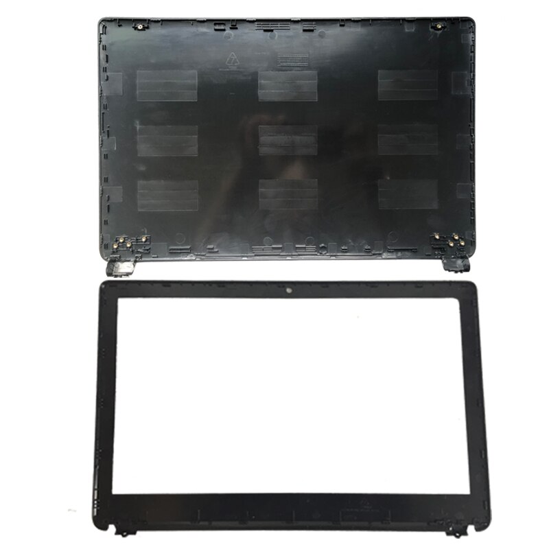 Nueva para Acer Aspire E1-510 E1-530 E1-532 E1-570 E1-532 E1-572G E1-572 negro Tapa superior de LCD/LCD cubierta de bisel/LCD bisagras: black A B shell