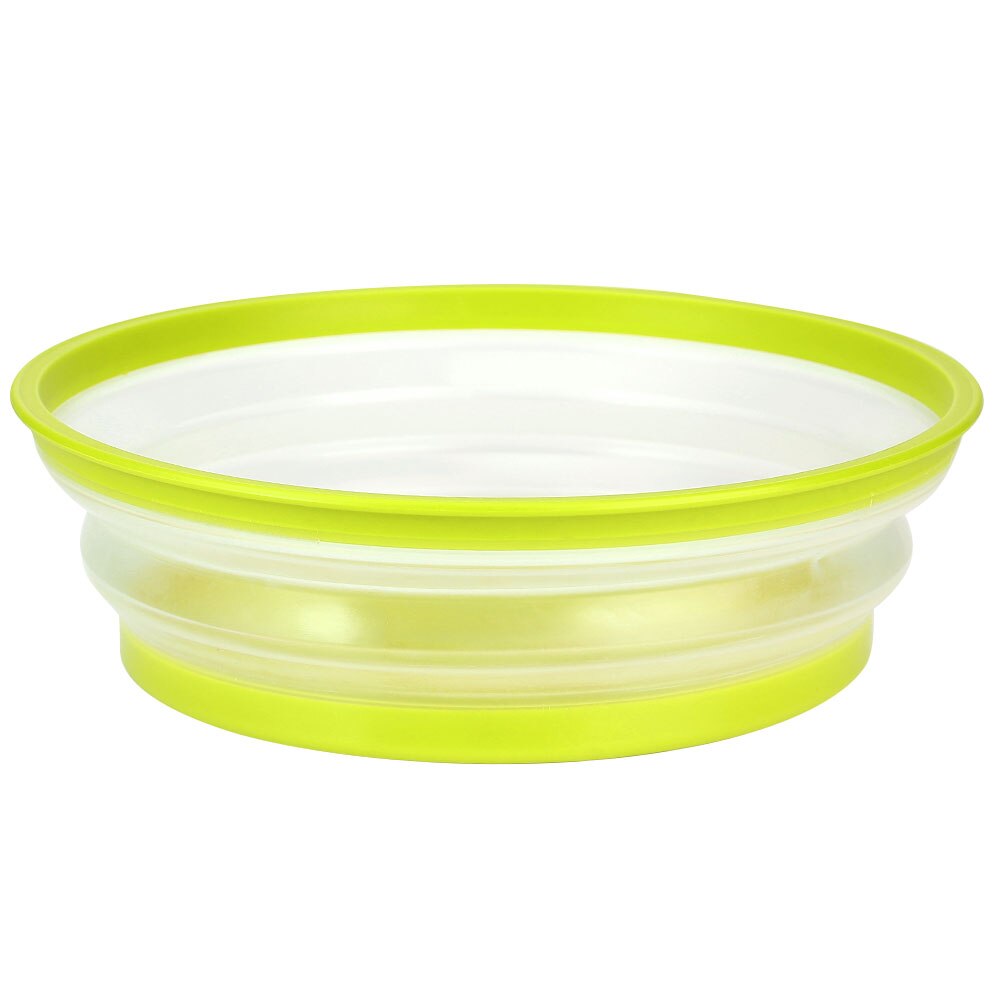 Składana osłona robić mikrofalówki silikonowe owoce warzywa durszlak sitko koszyk na pranie składana płyta mikrofalowa pokrywka narzędzia kuchenne: zielony