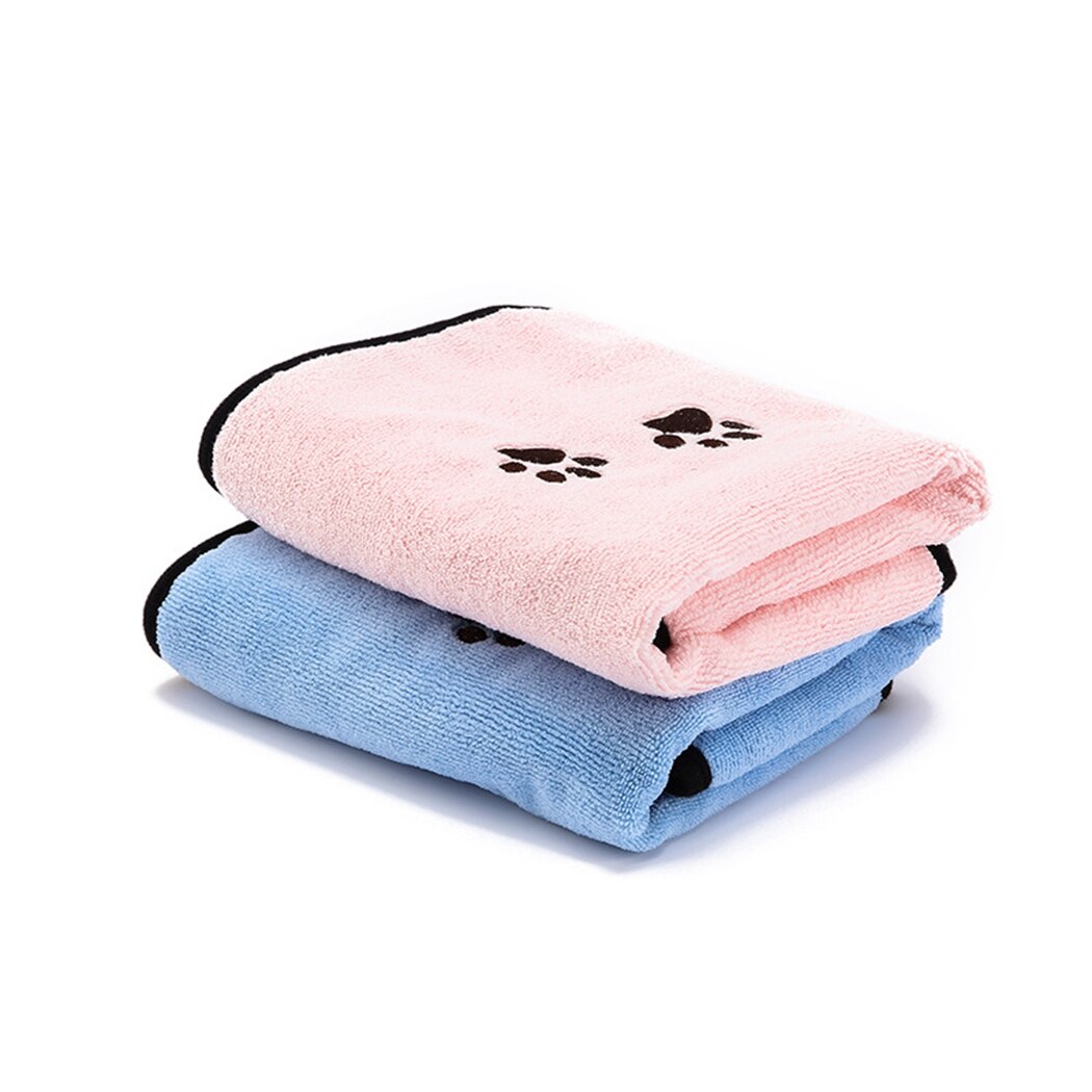 Pet Towel Soft Microfiber Strong Absorbing Water Bath Pet Towel Dog Towels Golden Retriever Teddy for Cat Kitten Dog Puppy