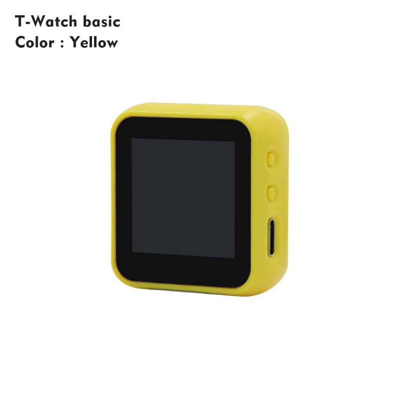 LILYGO T-Uhr IPS Kapazitiven berühren Bildschirm 1,54 zoll ESP32 WIFI Bluetooth Vibration Motor- Lautsprecher Drei-achse Beschleunigungsmesser: T-Uhr Gelb