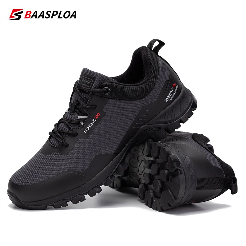 Baasploa Neue Männer Anti-Rutsch Verschleiß Beständig Wanderschuhe Wasserdichte draussen Reise Schuhe Sneaker Bequeme Männliche Schuhe