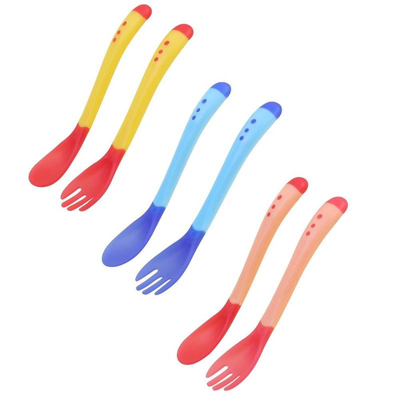 Babysilikonsked med temperatursensor - KITPIPI