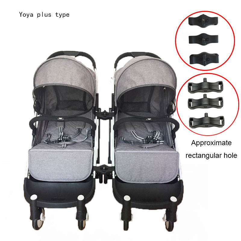 Connecteurs jumeaux pour poussette bébé accessoires pour Yoya Plus Yoya yoyo Babyyoya Vovo Tianrui Cybex Bugaboo chariots universels