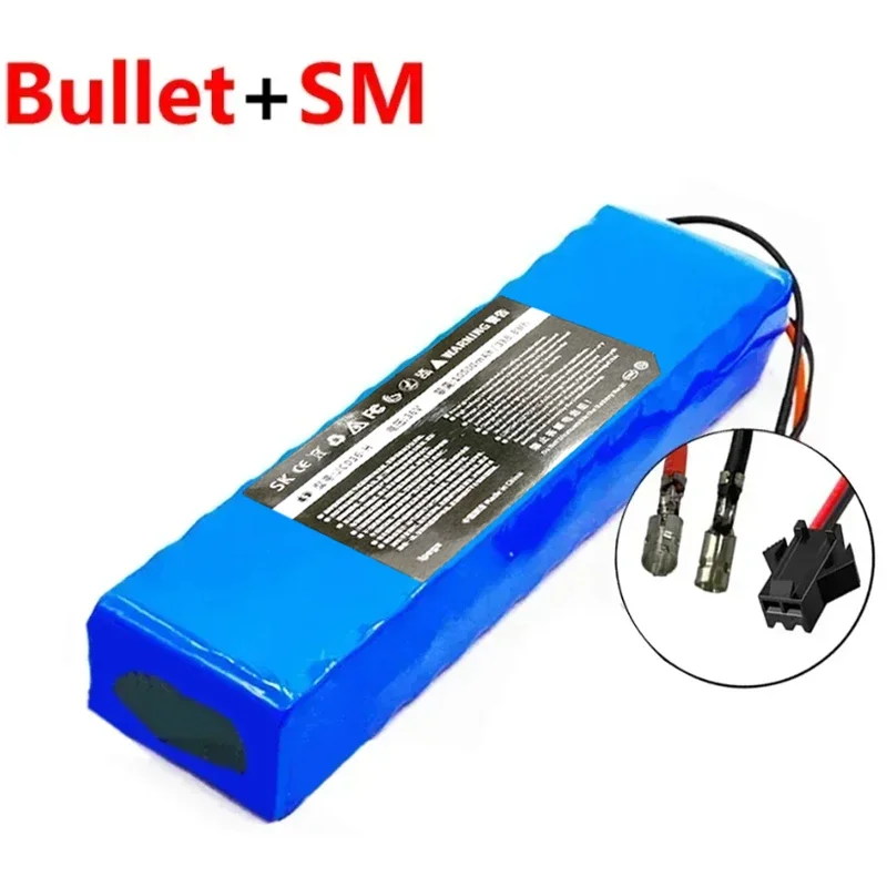 18650 36 V/42 V 10s2p 10500 mAh Elektroroller Power Lithiumbatterie Elektro-Skateboard BMS Roller Balance Auto: Silber