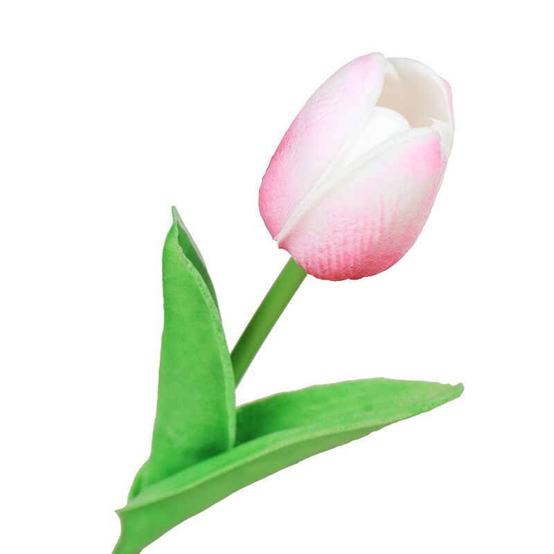 Kunstige blomster tulipan bamse frisk romantisk bryllup dekoration valentinsdag latex blomster: Smtyjx 047