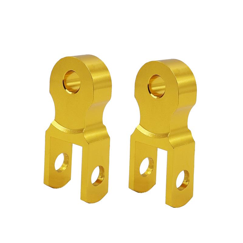 2 Pcs Motorcycle Booster General Motorcycle High Shock Absorber Booster Shock Absorber: Golden