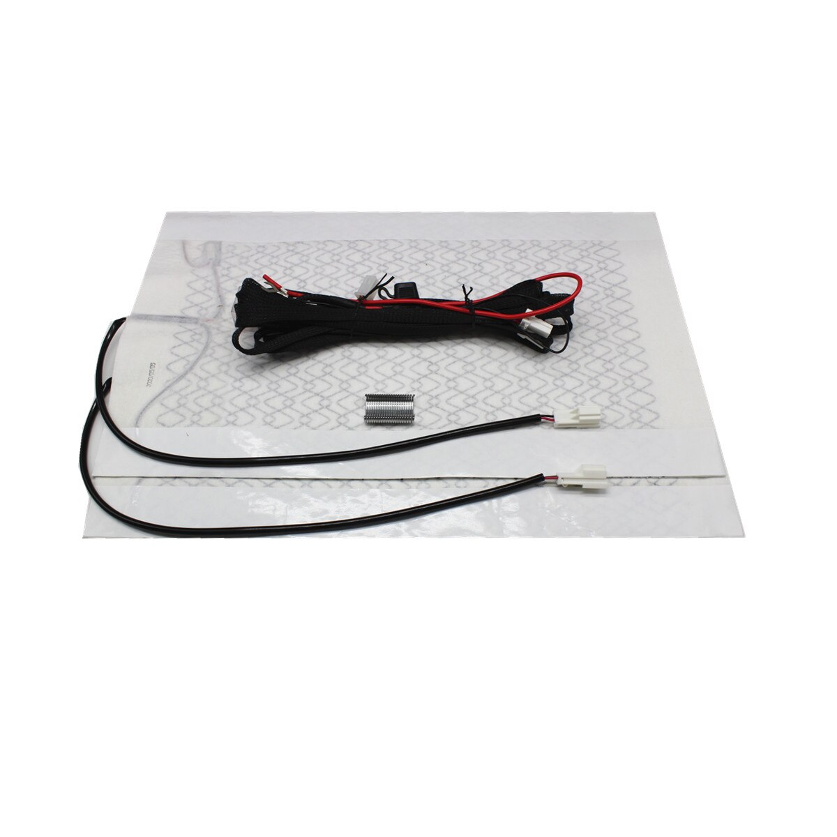 Universele 12V Auto Stoelverwarming Koolstofvezel Warmte Pad Met Rock Switch Protector Voor Zitkussen Warme Herfst Winter