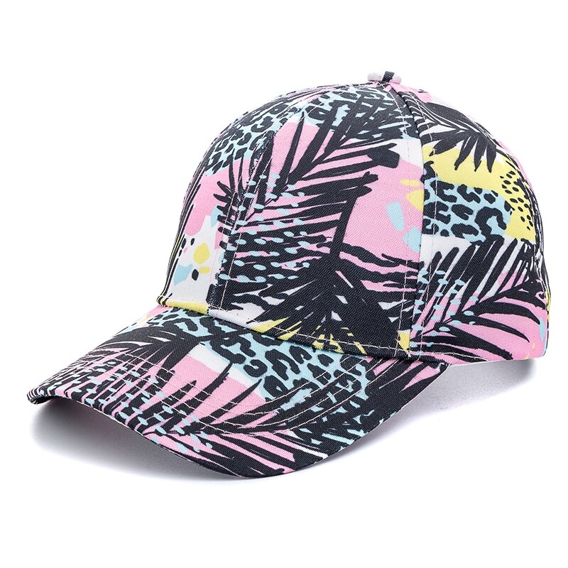 Udendørs afslappet tie dye kasketter til kvinder regnbuefarvet baseballkasket til kvinder streetwear sommerhat: Gul