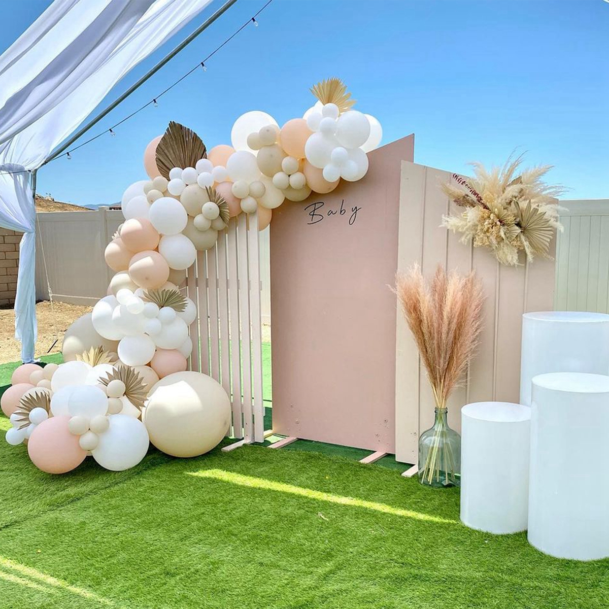 Ballon Girlande Bogen Bausatz Hochzeit Geburtstags feier Dekoration Konfetti Latex Luftballons Geschlecht offenbaren Taufe Baby Party Dekorationen