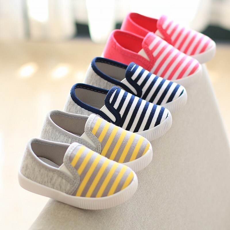 Spring Autumn Baby Canvas Shoes Boys Girls baby Casual Sports Shoes Sneakers Baby Shoes First Walkers Blue Yellow Red Color