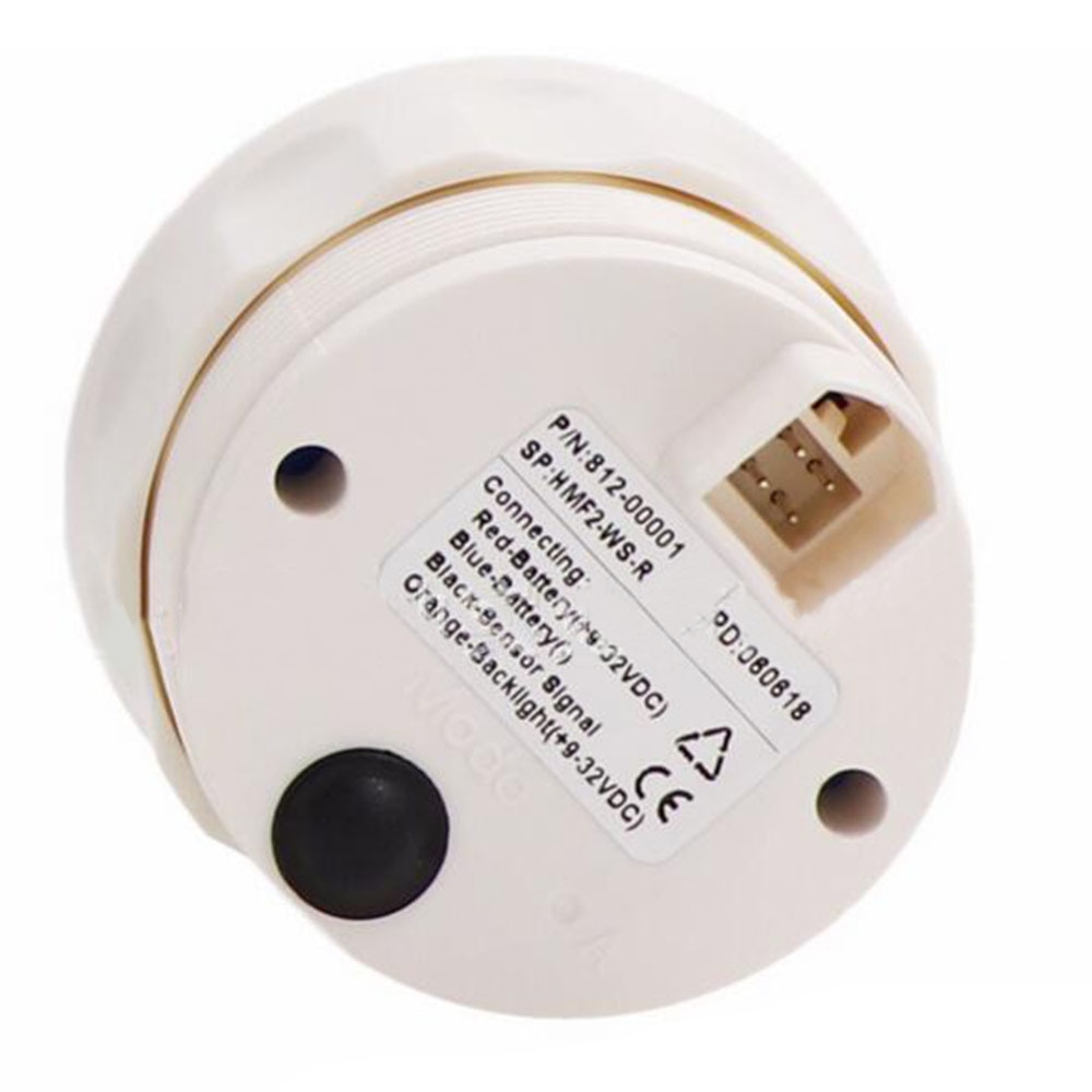 Auto Lünette Gas Tankanzeige 52mm Wasserdichte 0 ~ 190Ω ABS Kunststoff Metall Teil