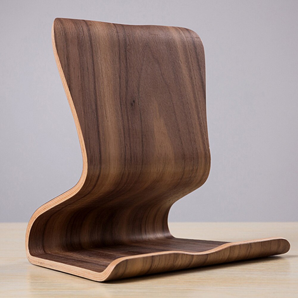 Collectie Samdi Houten Universal Tablet Pc Telefoon Standhouder Beugel Voor Ipad Samsung Tab Houder Beugel: Walnut Wood