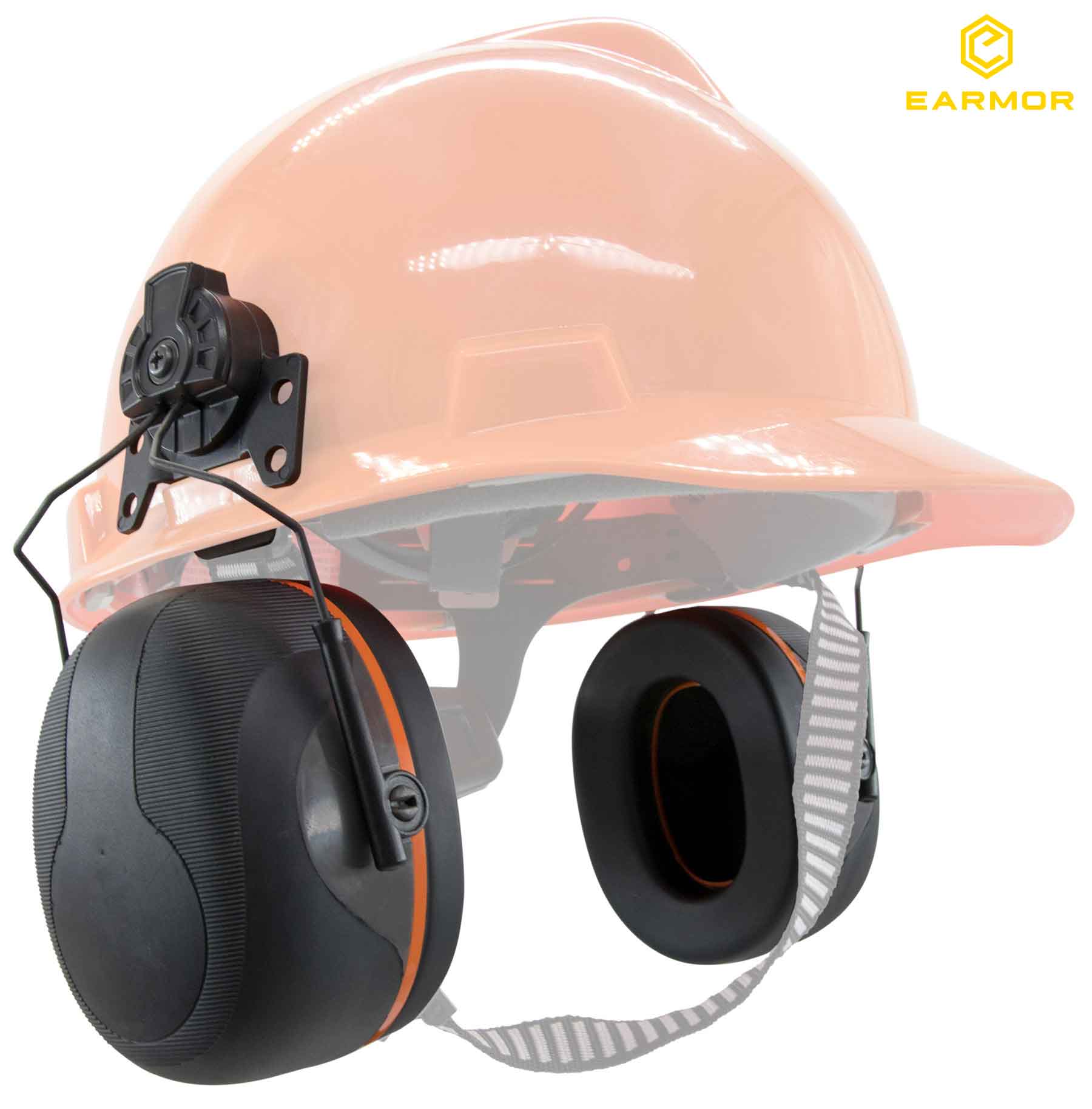 Dubbele-Shell Structuur Lage profiel passieve oorbeschermers NRR 24 Helm attachment
