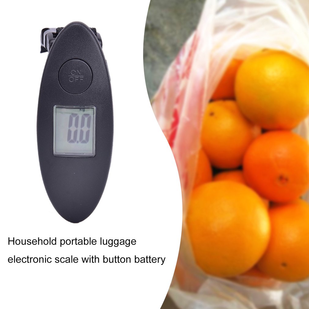 Luggage Weight Scale Heavy Duty Handheld Digital Portable Travel Backpack Scale With Hook For Baggage Suitcases In Airport