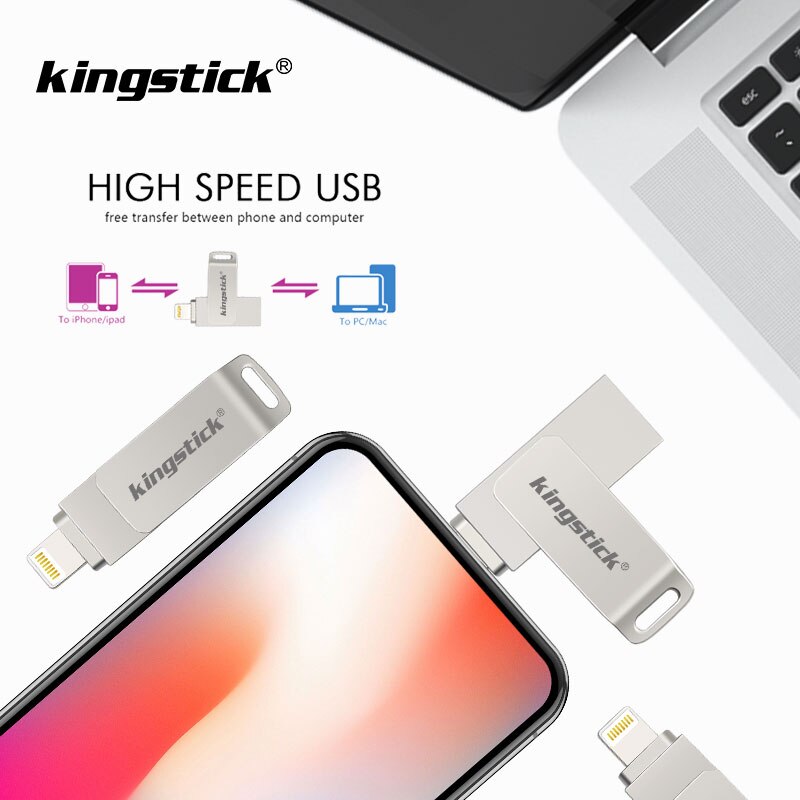 USB-Stick Für iPhone X/8/7/7 Plus/6/6 s/5 /SE/ipad OTG Stift Stick HD Memory Stick 8GB 16GB 32GB 64GB 128GB stick usb 2.0