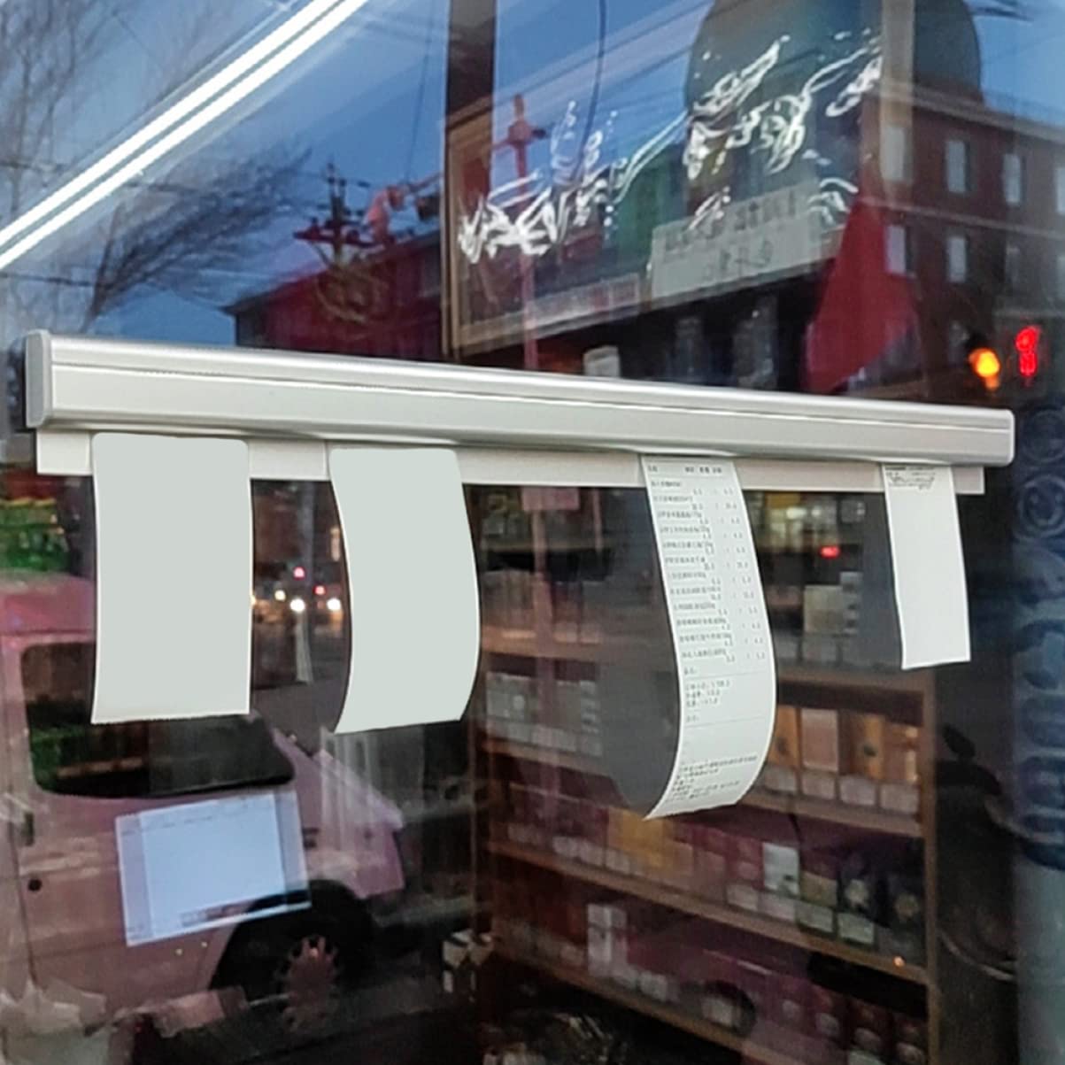 Kitchen Ticket Holder Restaurant Order Holder Slide Check Rack Paper Tab Clip Display Organizer Guest Receipt Bill Hanging Rack