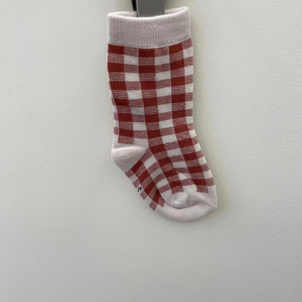 Milangel-Calcetines geométricos para bebés, medias de longitud media, 5 par/lote