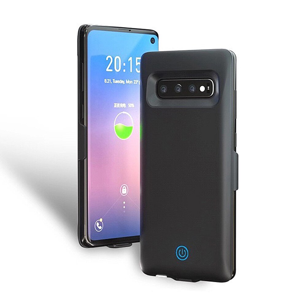 7000mah Batteria di Caso Del Caricabatteria per Samsung Galaxy S10 S10e Caricatore di cassa di batteria per Samsung S10 Più Indietro Clip Veloce del telefono mobile
