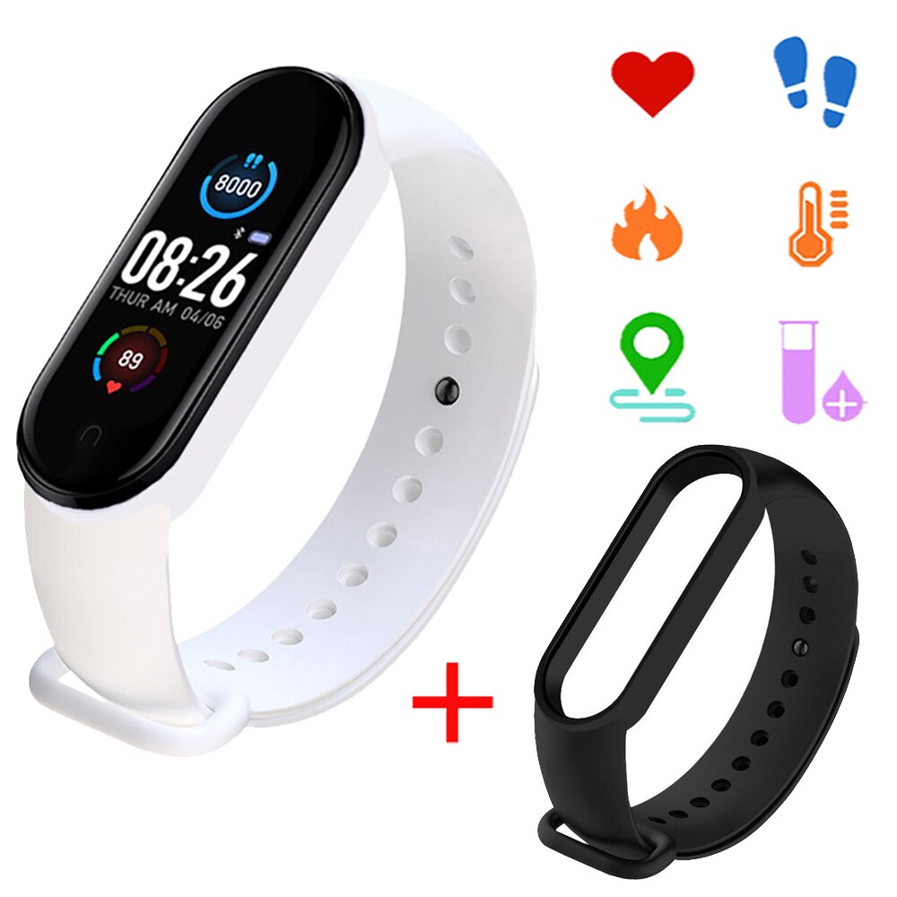 Smart Digitale Horloges Bluetooth Verbinding Call Bericht Herinnering Gezondheid Hartslag Monitoring Fitness Armband Wekker