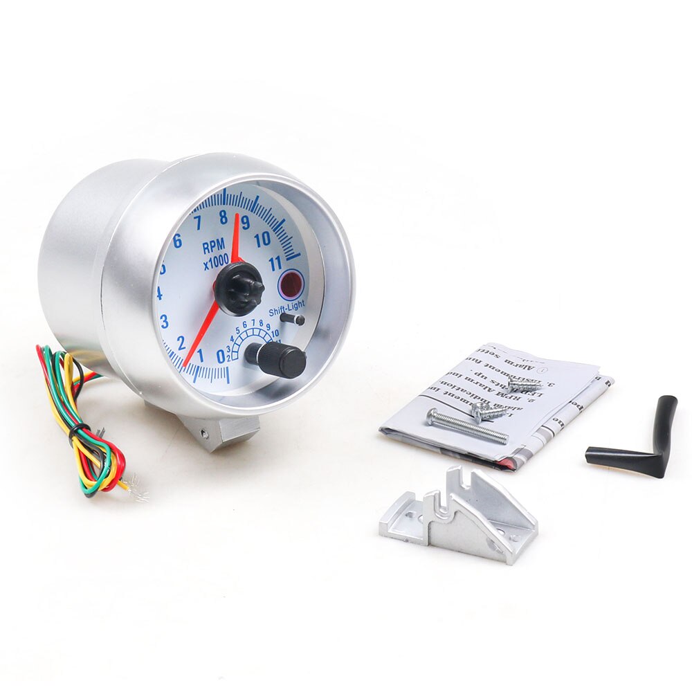 Fydun Auto Toerenteller 3,75 Inch 0-8000 RPM 7 Kleuren Achtergrondverlichting Tachometer Voor 4/6/8 Cilinder 12V Benzine-Aangedreven Voertuigen Fydun Auto Toerenteller 3,75 Inch 0-8000 RPM 7 Kleuren Achtergrondverlichting Tachometer Voor 4/6/8 Cilinder 12V Benzine-Aangedreven Voertuigen