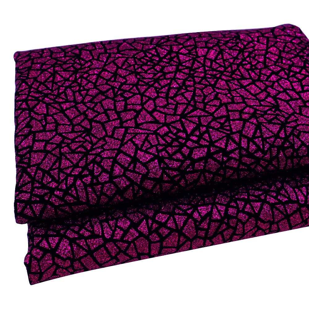 David accessoarer 50*145cm syntetiskt läder zebrablomma glitter sammetstyg för vävnad hemtextil sömnad tilda docka ,c2946: 1059163003