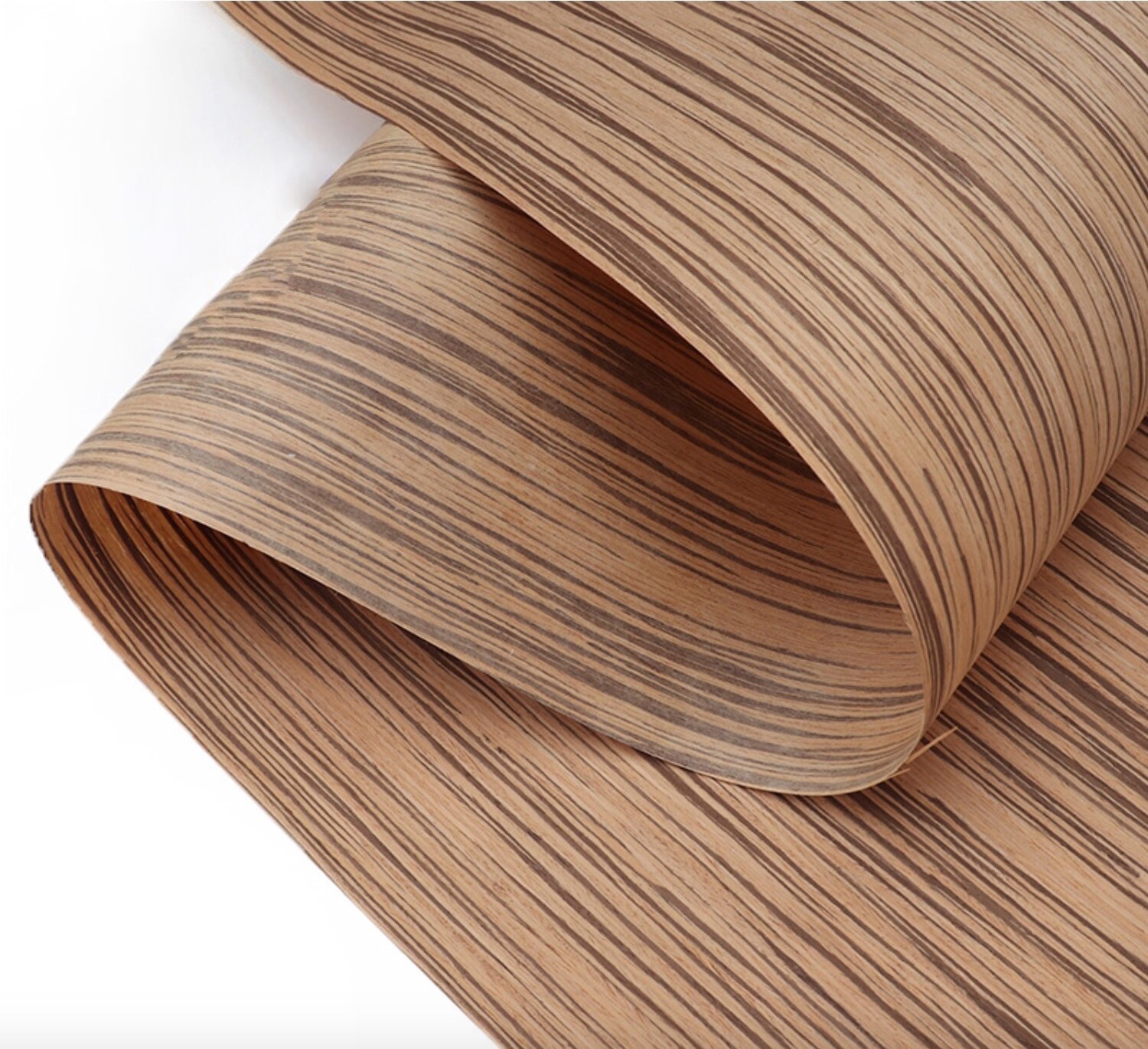 1 stück L: 2,5 Meter Breite: 60 cm Dicke: 0,25mm Technologie Zebra Streifen Holz Furnier (zurück nicht gewebte stoff)