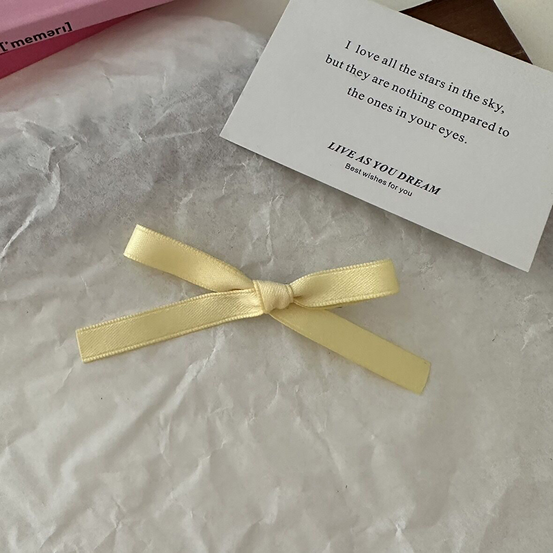 Horquilla con lazo pequeño para niña, Mini lazos para el pelo, accesorios para el cabello para niña