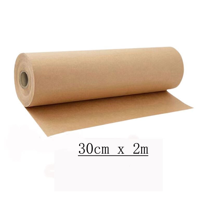 # 1 rollo de 30cm x 1/2/3m de rollo de papel Kraft para envolver , embalaje móvil, rollo de papel marrón para pintar: Azul oscuro