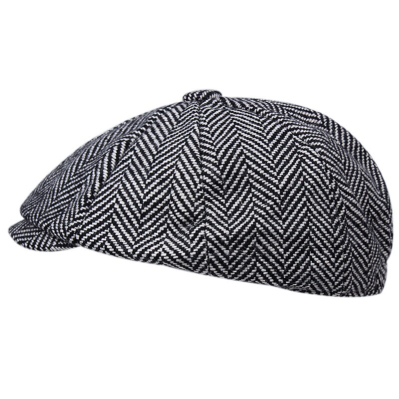 men's newsboy hat ivy driver driving cap flat top hat