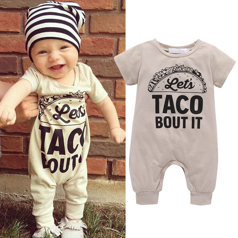 Baby Rompertjes Katoen Leuke Peuter Kids Jumpsuit Jongens Meisjes Een Stuk Outfit Zomer Kinderkleding