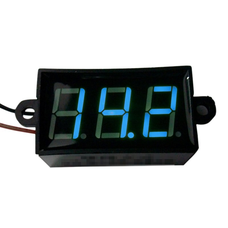 Waterproof 0.28 DC 3.5-30V Mini Digital LED Voltmeter Volt Meter F 12V Car Moto