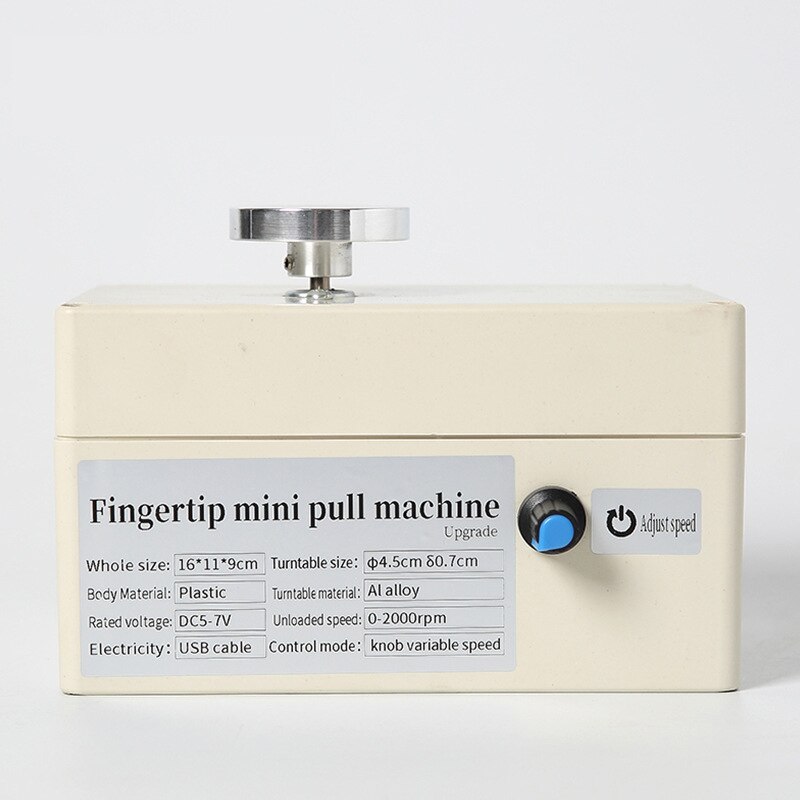 Mini torno de alfarero de aleación de aluminio, herramientas de madera para arcilla