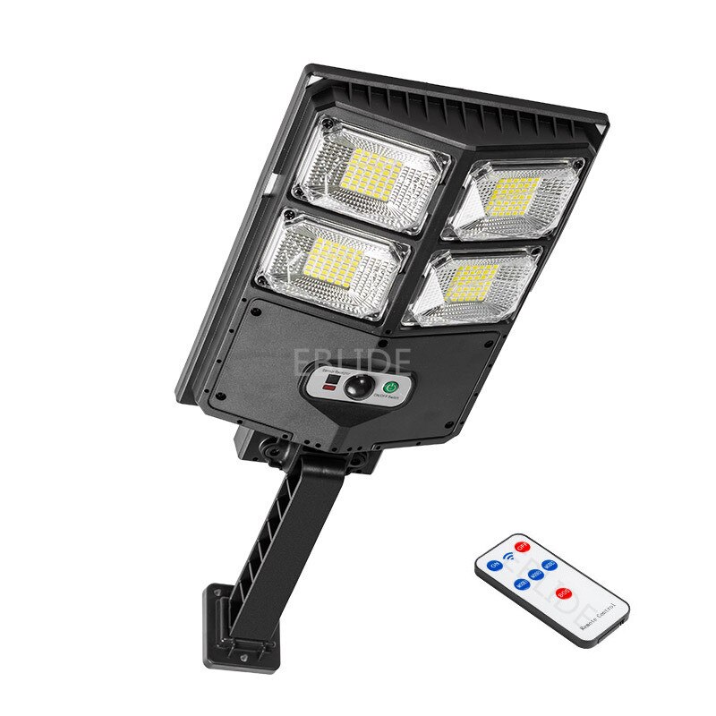 8000W 504LED Solar LED Street Light Waterproof PIR Motion Sensor Smart Remote Control Lamp Outdoor Garden Security Wall Light: 168LED