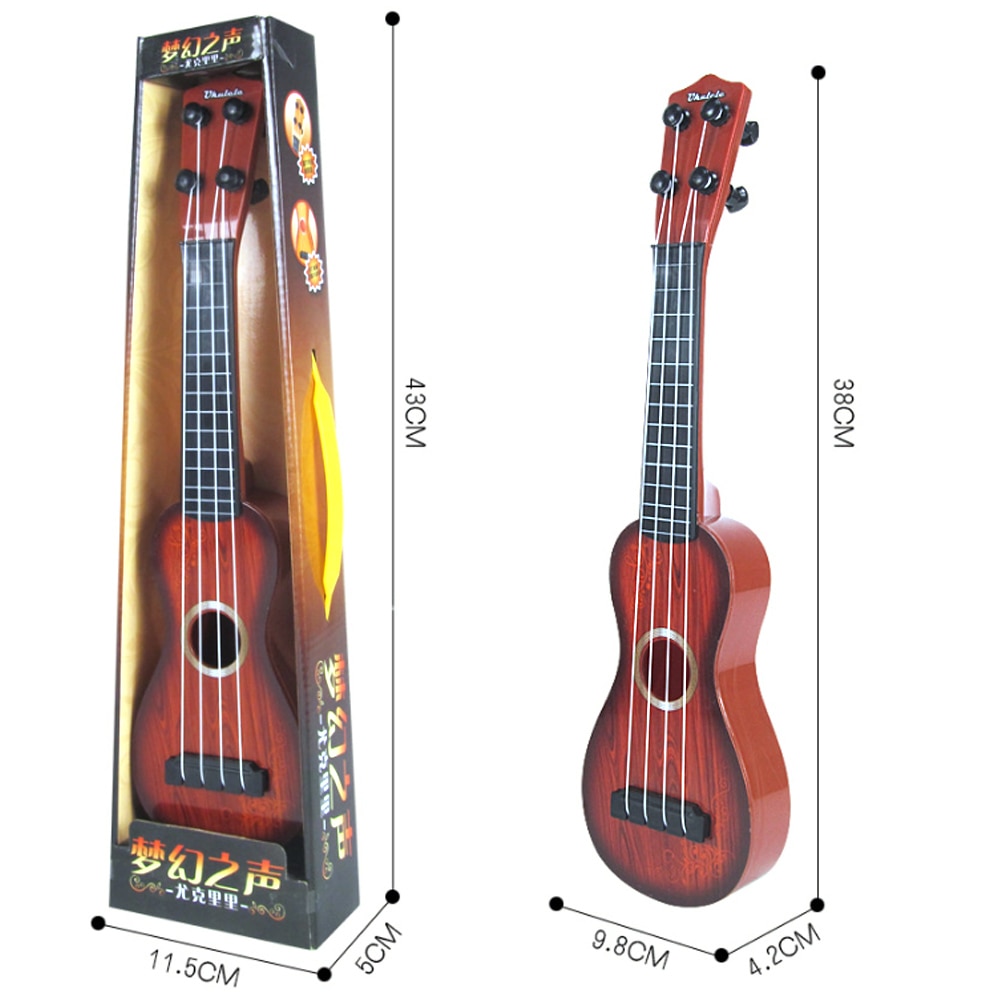 Baby Toys Beginner Classical Ukulele Guitar Educational Musical Instrument Toy for Kids Wisdom Development Toys For Girl Boy